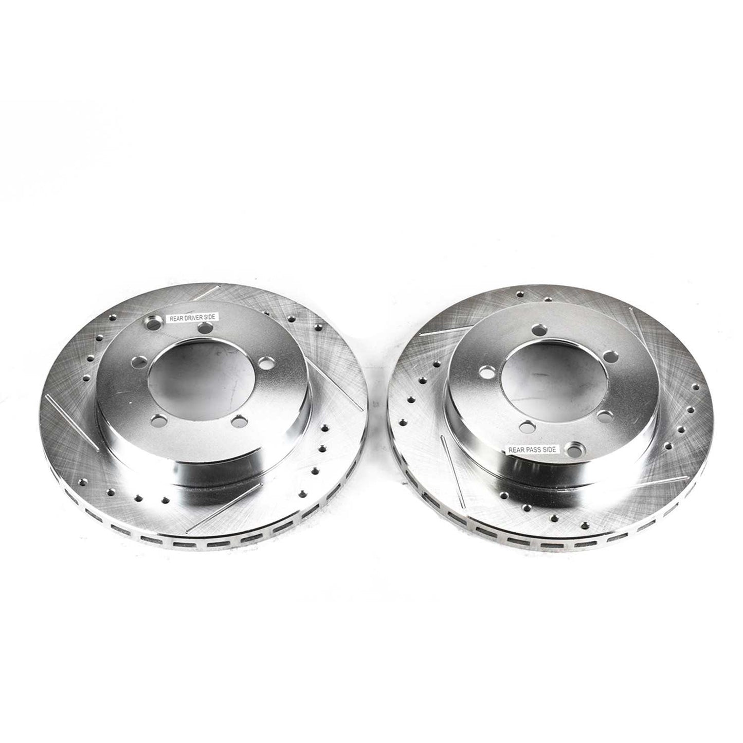 PowerStop Power Stop 91-93 Dodge Stealth Rear Evolution Drilled & Slotted Rotors - Pair JBR585XPR