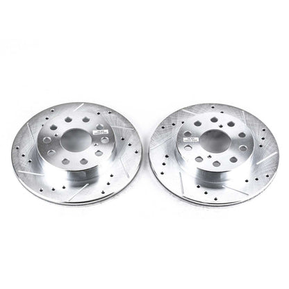PowerStop Power Stop 91-95 Toyota MR2 Rear Evolution Drilled & Slotted Rotors - Pair JBR593XPR