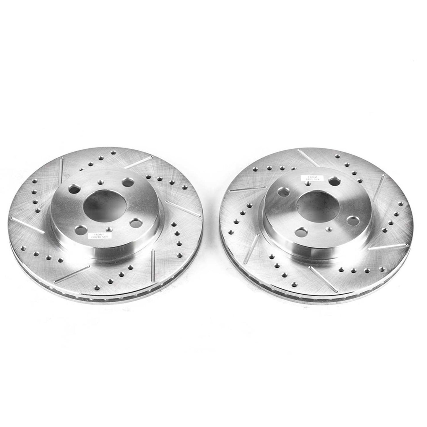 PowerStop Power Stop 01-05 Toyota Echo Front Evolution Drilled & Slotted Rotors - Pair JBR596XPR