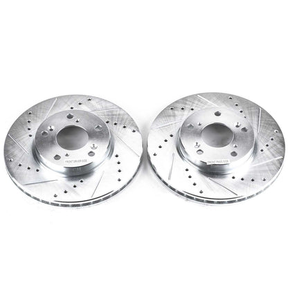 PowerStop Power Stop 14-15 Acura ILX Front Evolution Drilled & Slotted Rotors - Pair JBR709XPR