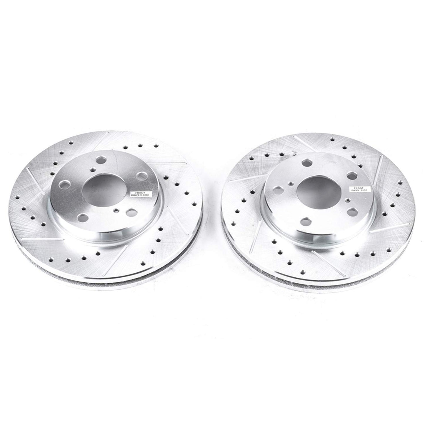PowerStop Power Stop 92-98 Lexus SC300 Front Evolution Drilled & Slotted Rotors - Pair JBR714XPR