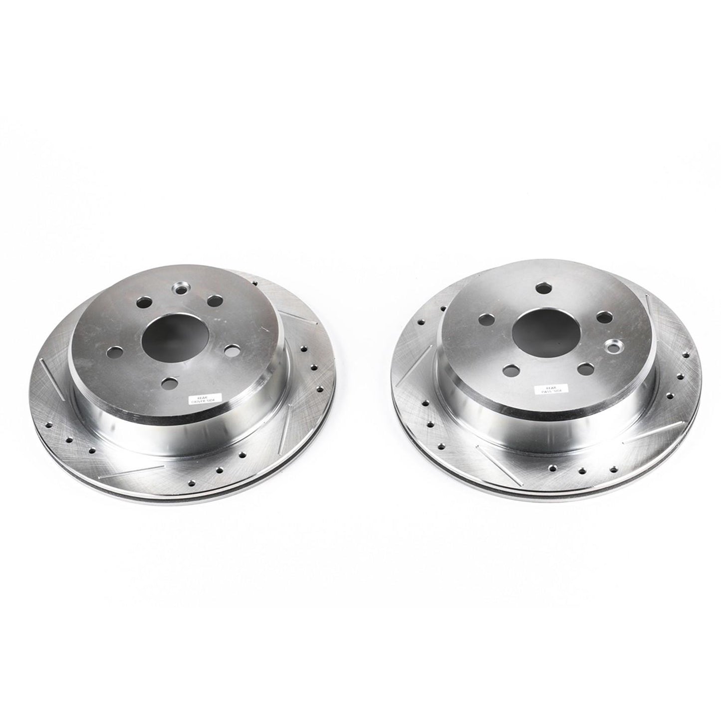 PowerStop Power Stop 92-98 Lexus SC300 Rear Evolution Drilled & Slotted Rotors - Pair JBR715XPR