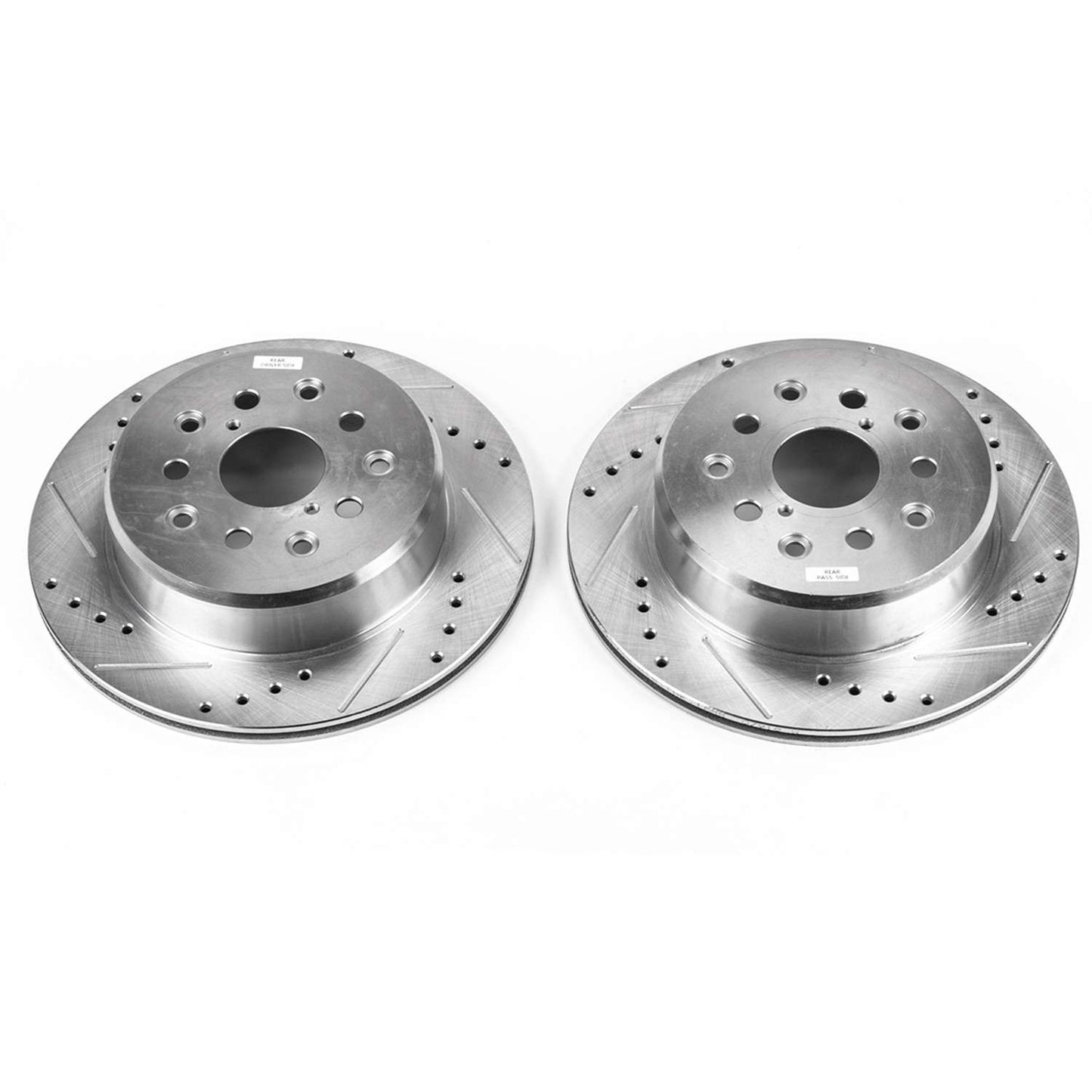 PowerStop Power Stop 93-97 Lexus GS300 Rear Evolution Drilled & Slotted Rotors - Pair JBR717XPR