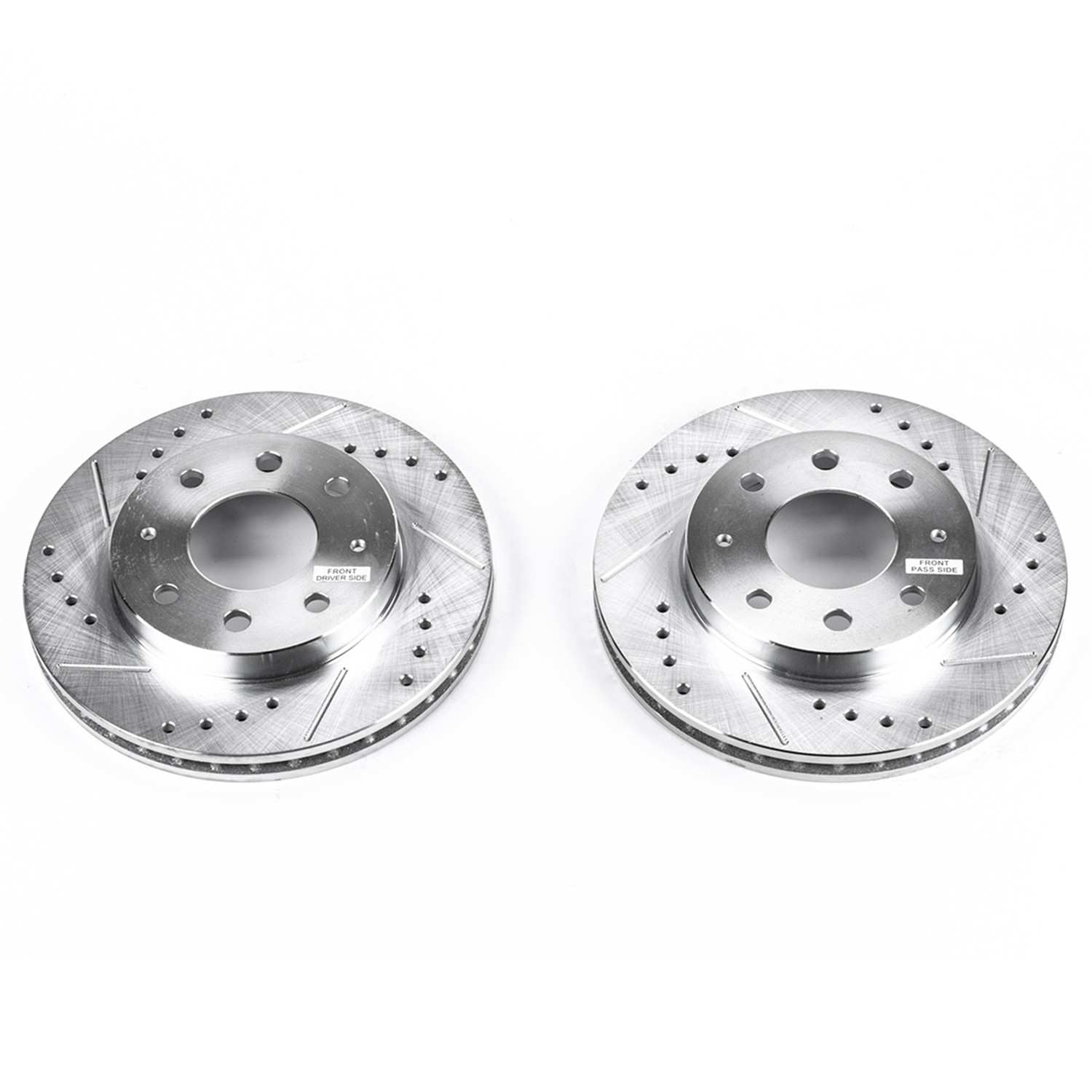 PowerStop Power Stop 91-93 Eagle GTX Front Evolution Drilled & Slotted Rotors - Pair JBR722XPR