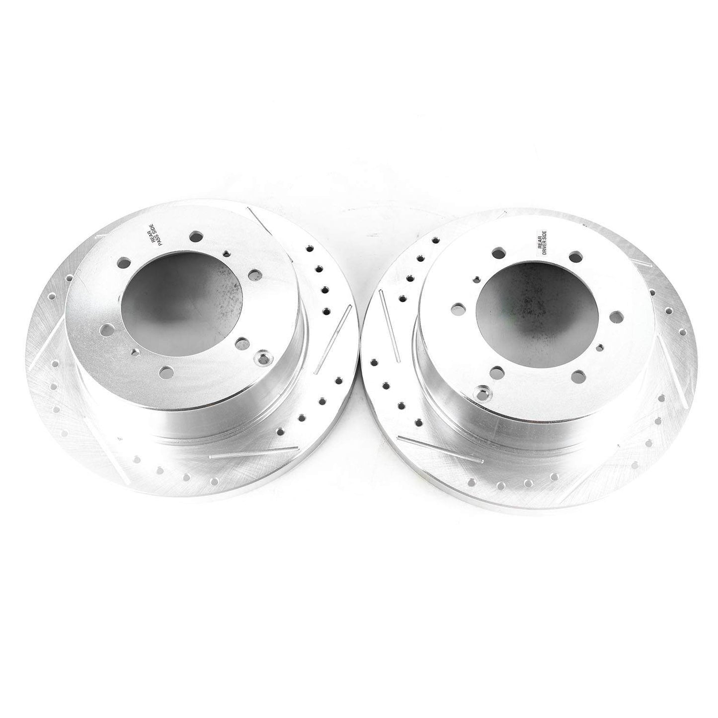 PowerStop Power Stop 92-00 Mitsubishi Montero Rear Evolution Drilled & Slotted Rotors - Pair JBR724XPR