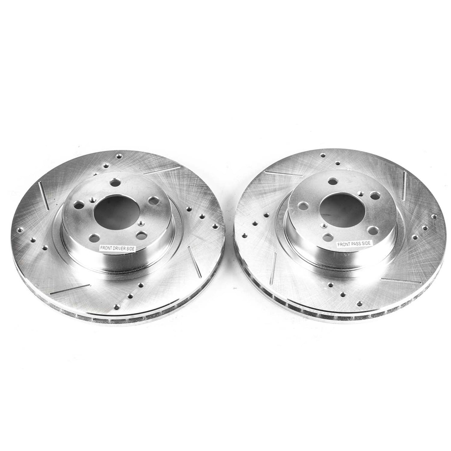PowerStop Power Stop 05-06 Saab 9-2X Front Evolution Drilled & Slotted Rotors - Pair JBR730XPR