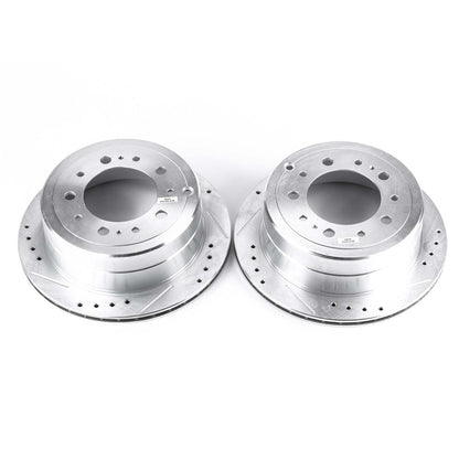 PowerStop Power Stop 98-07 Lexus LX470 Rear Evolution Drilled & Slotted Rotors - Pair JBR736XPR
