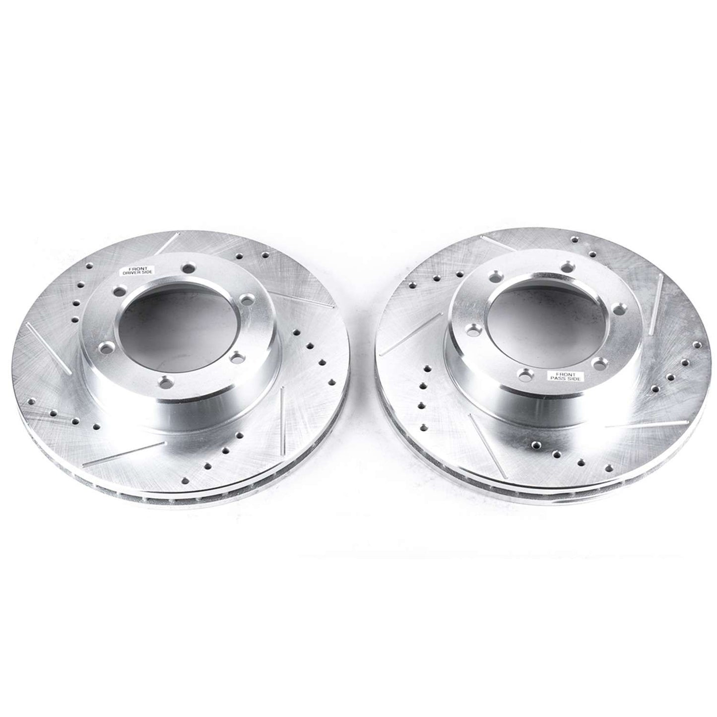 PowerStop Power Stop 91-96 Toyota 4Runner Front Evolution Drilled & Slotted Rotors - Pair JBR740XPR