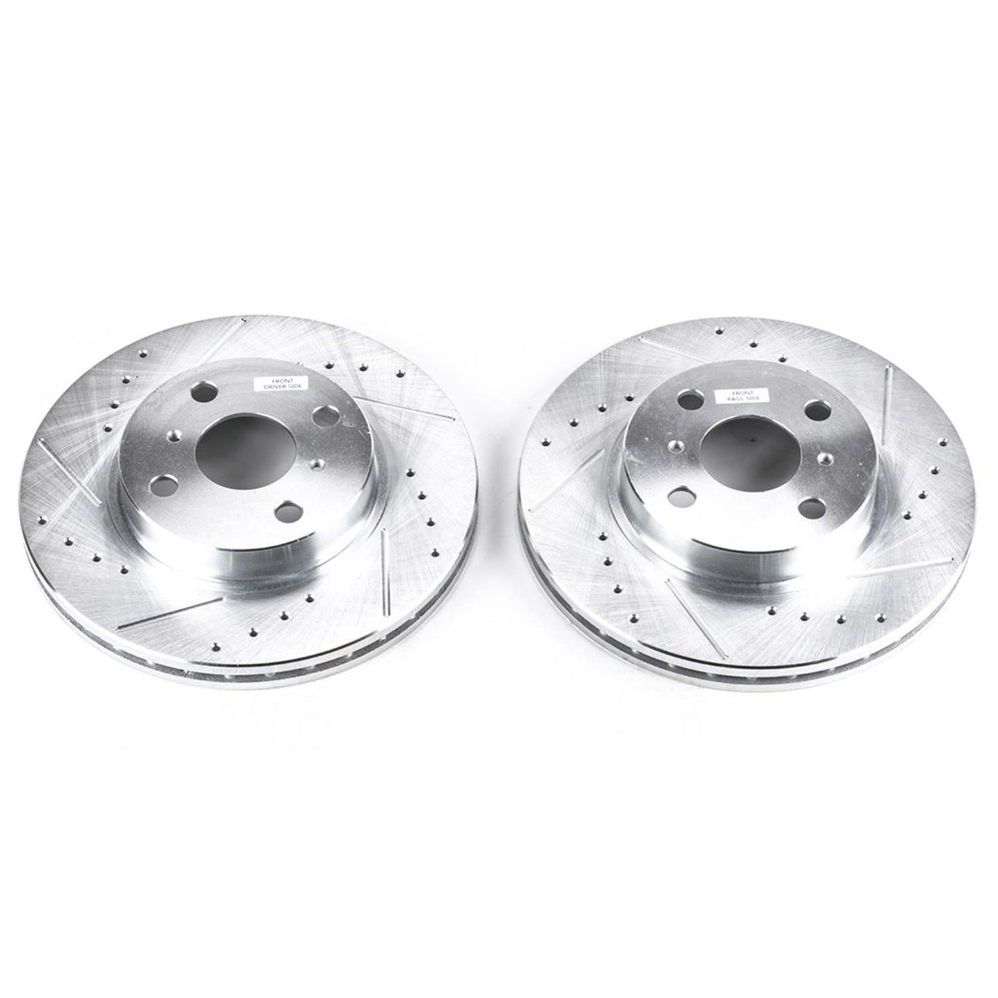 PowerStop Power Stop 98-02 Chevrolet Prizm Front Evolution Drilled & Slotted Rotors - Pair JBR741XPR