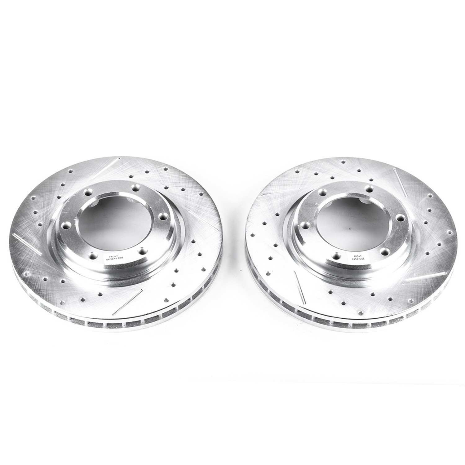 PowerStop Power Stop 96-97 Lexus LX450 Front Evolution Drilled & Slotted Rotors - Pair JBR742XPR