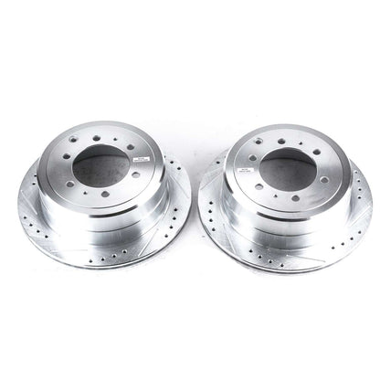 PowerStop Power Stop 96-97 Lexus LX450 Rear Evolution Drilled & Slotted Rotors - Pair JBR743XPR