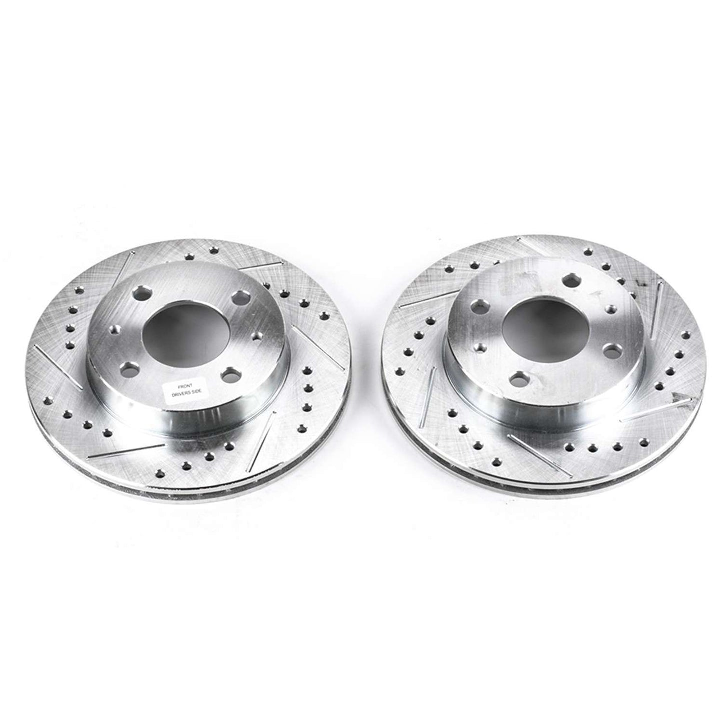 PowerStop Power Stop 95-98 Nissan 200SX Front Evolution Drilled & Slotted Rotors - Pair JBR753XPR