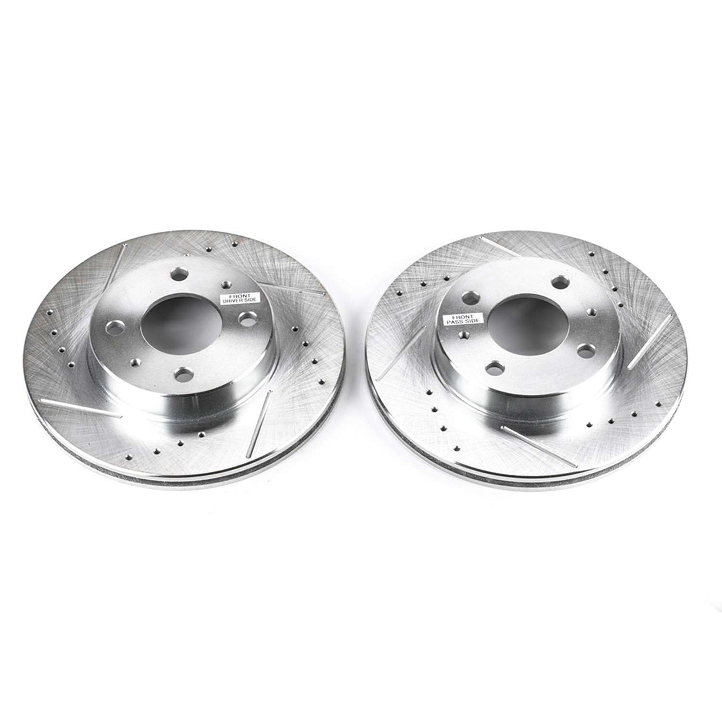 PowerStop Power Stop 95-98 Nissan 200SX Front Evolution Drilled & Slotted Rotors - Pair JBR754XPR