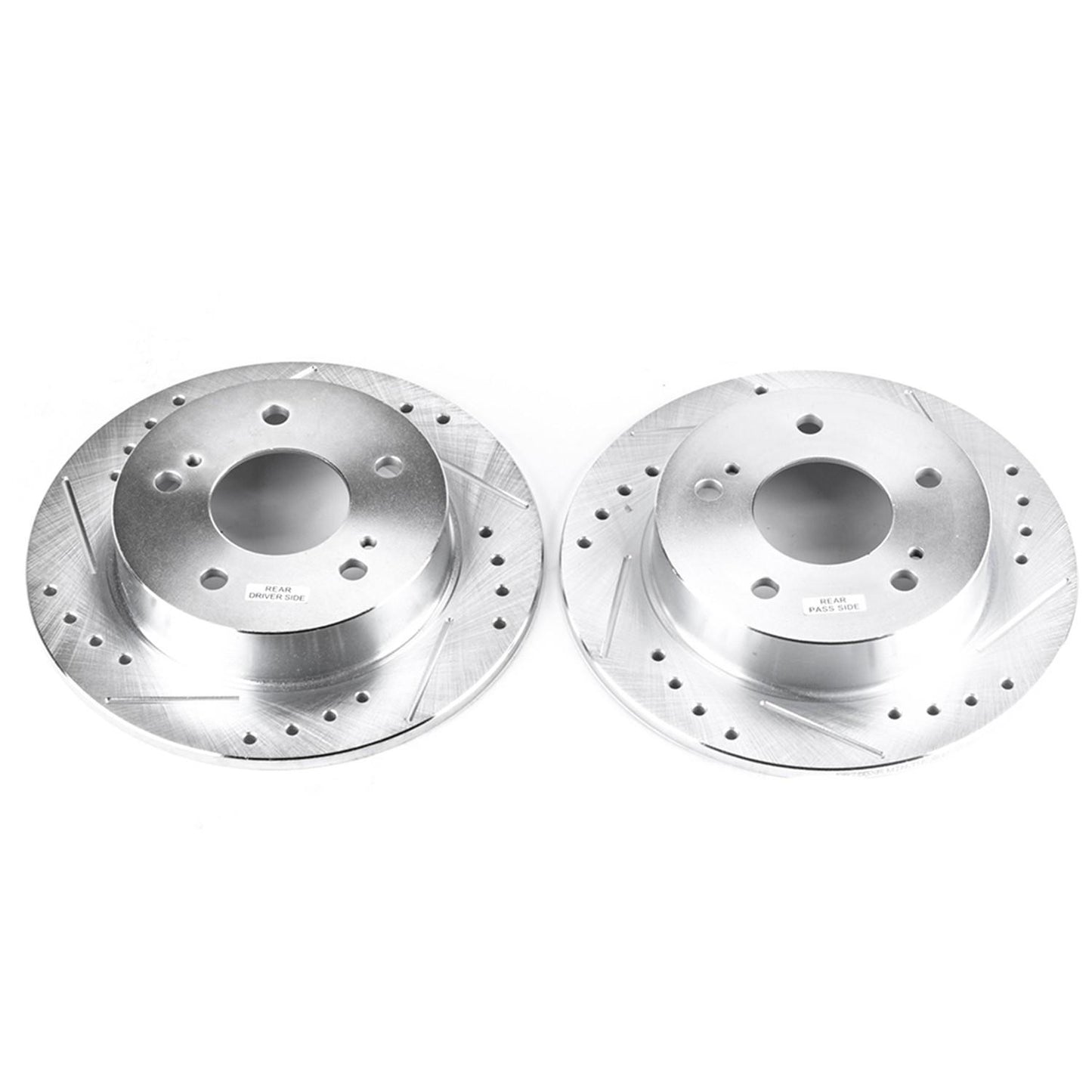 PowerStop Power Stop 94-98 Nissan 240SX Rear Evolution Drilled & Slotted Rotors - Pair JBR755XPR