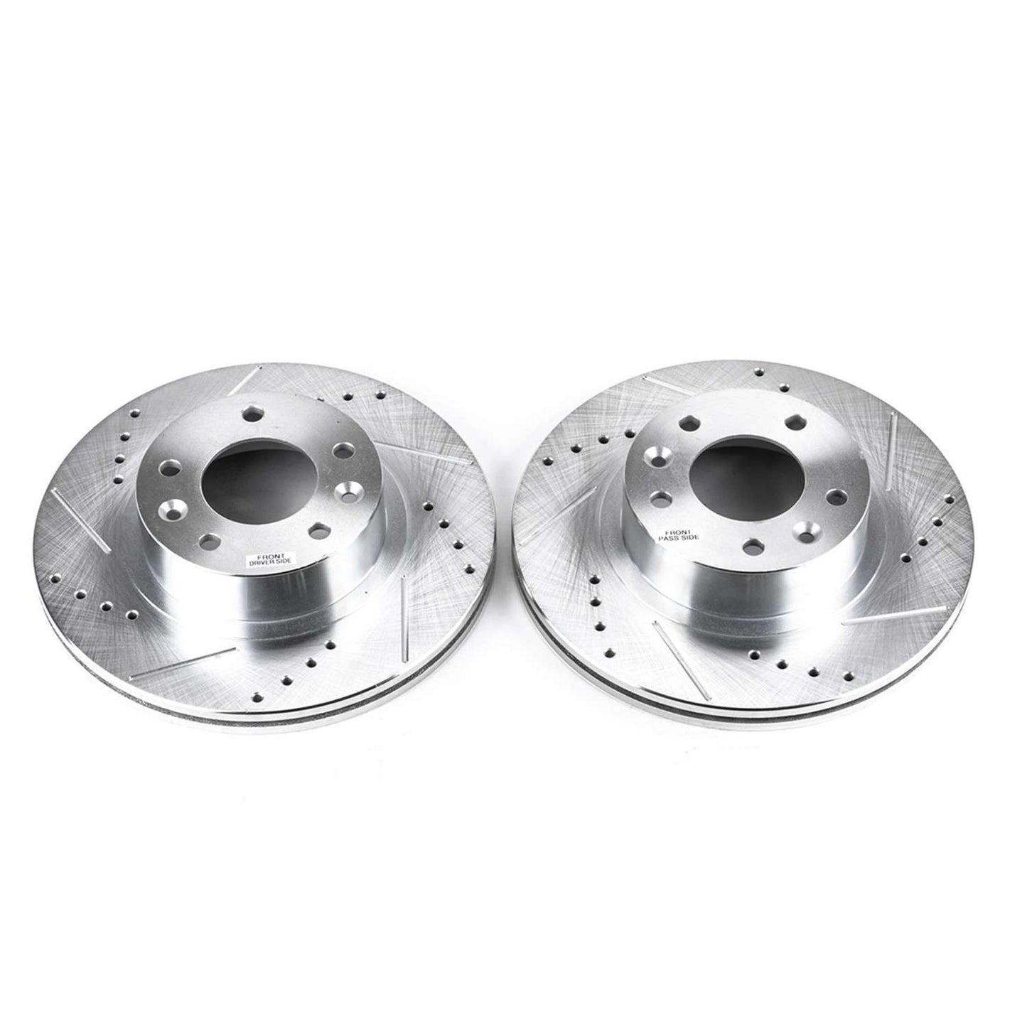PowerStop Power Stop 93-95 Mazda RX-7 Front Evolution Drilled & Slotted Rotors - Pair JBR760XPR