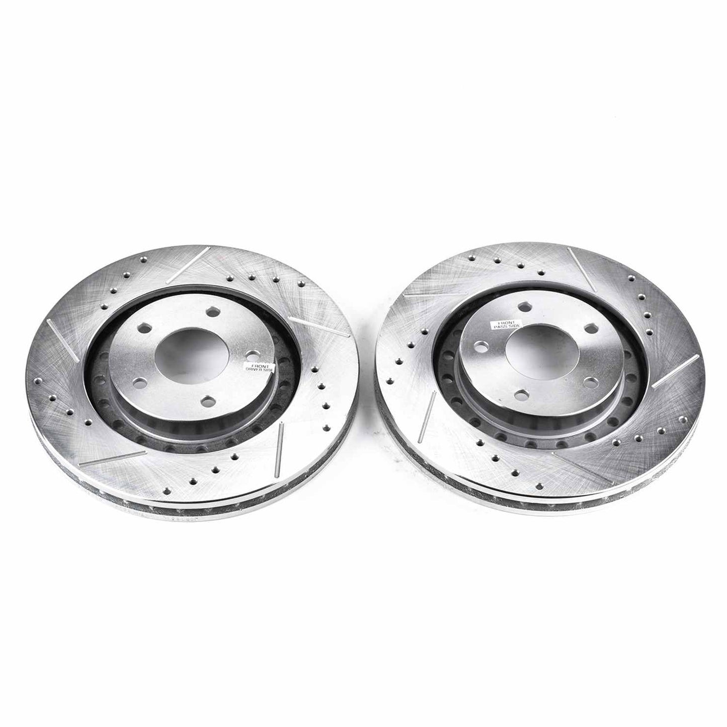 PowerStop Power Stop 94-96 Dodge Stealth Front Evolution Drilled & Slotted Rotors - Pair JBR785XPR