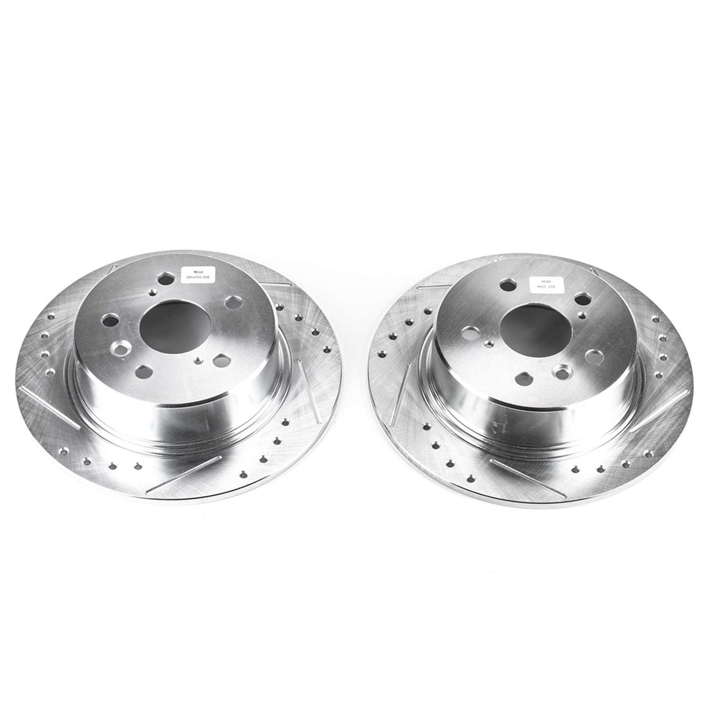 PowerStop Power Stop 95-99 Toyota Avalon Rear Evolution Drilled & Slotted Rotors - Pair JBR788XPR