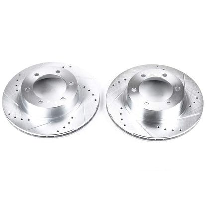 PowerStop Power Stop 96-02 Toyota 4Runner Front Evolution Drilled & Slotted Rotors - Pair JBR794XPR