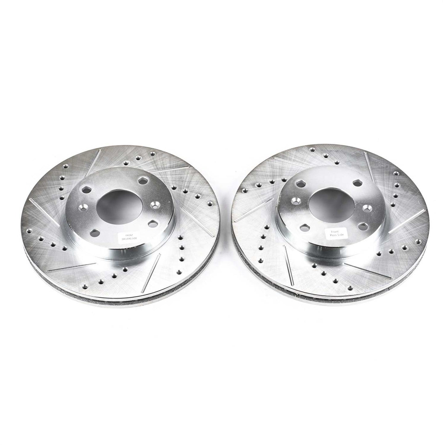PowerStop Power Stop 98-99 Acura CL Front Evolution Drilled & Slotted Rotors - Pair JBR795XPR