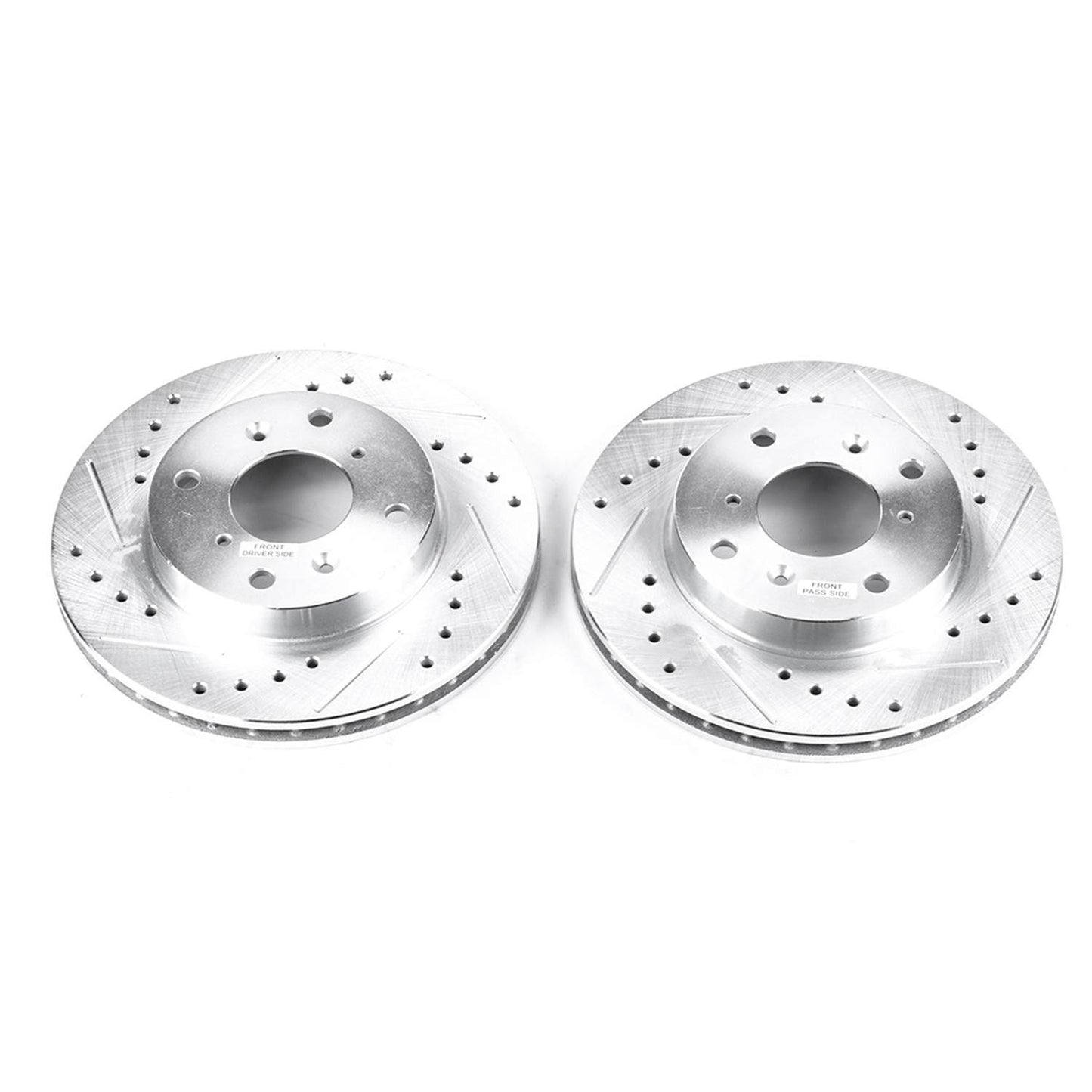 PowerStop Power Stop 98-99 Acura CL Front Evolution Drilled & Slotted Rotors - Pair JBR797XPR