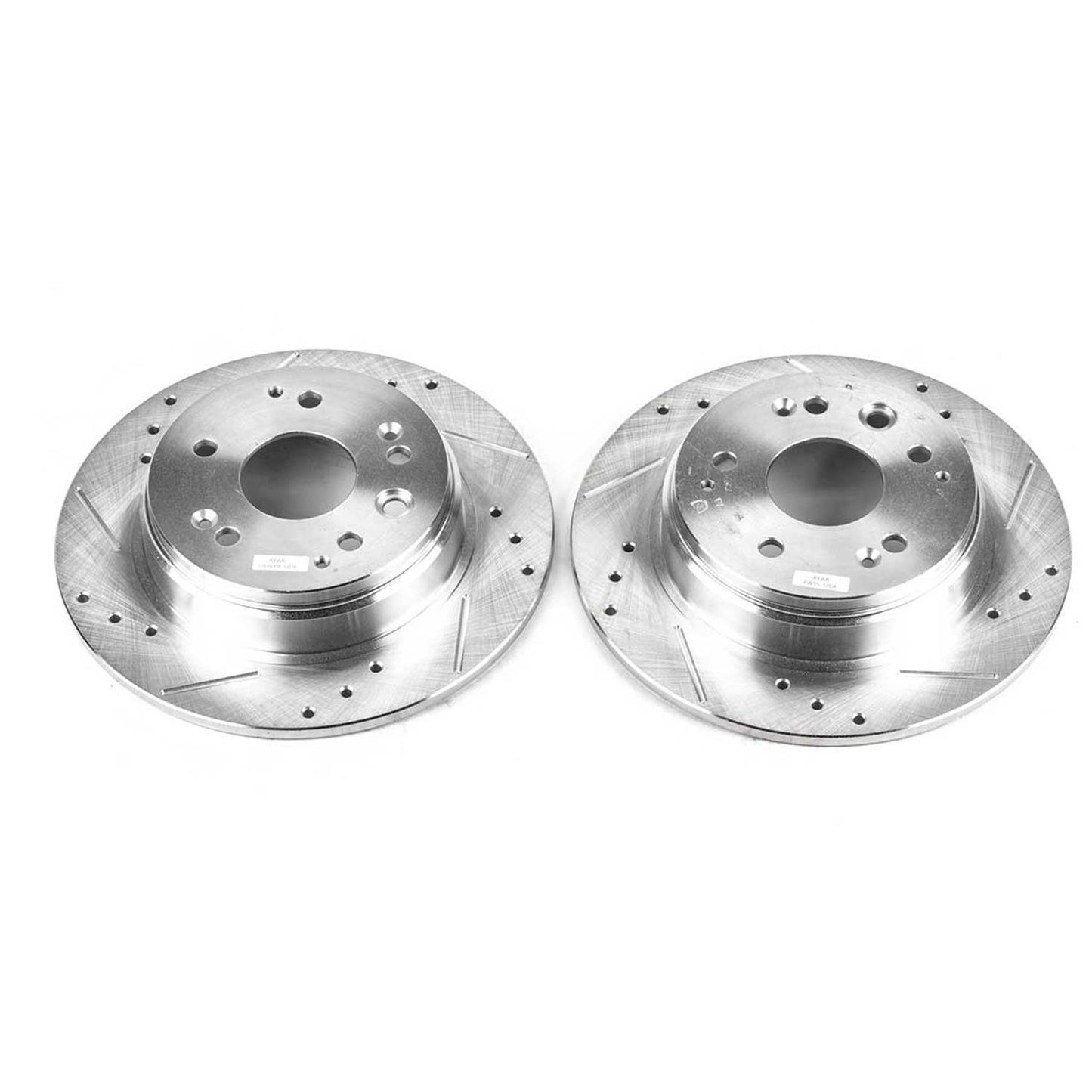 PowerStop Power Stop 99-03 Acura TL Rear Evolution Drilled & Slotted Rotors - Pair JBR926XPR