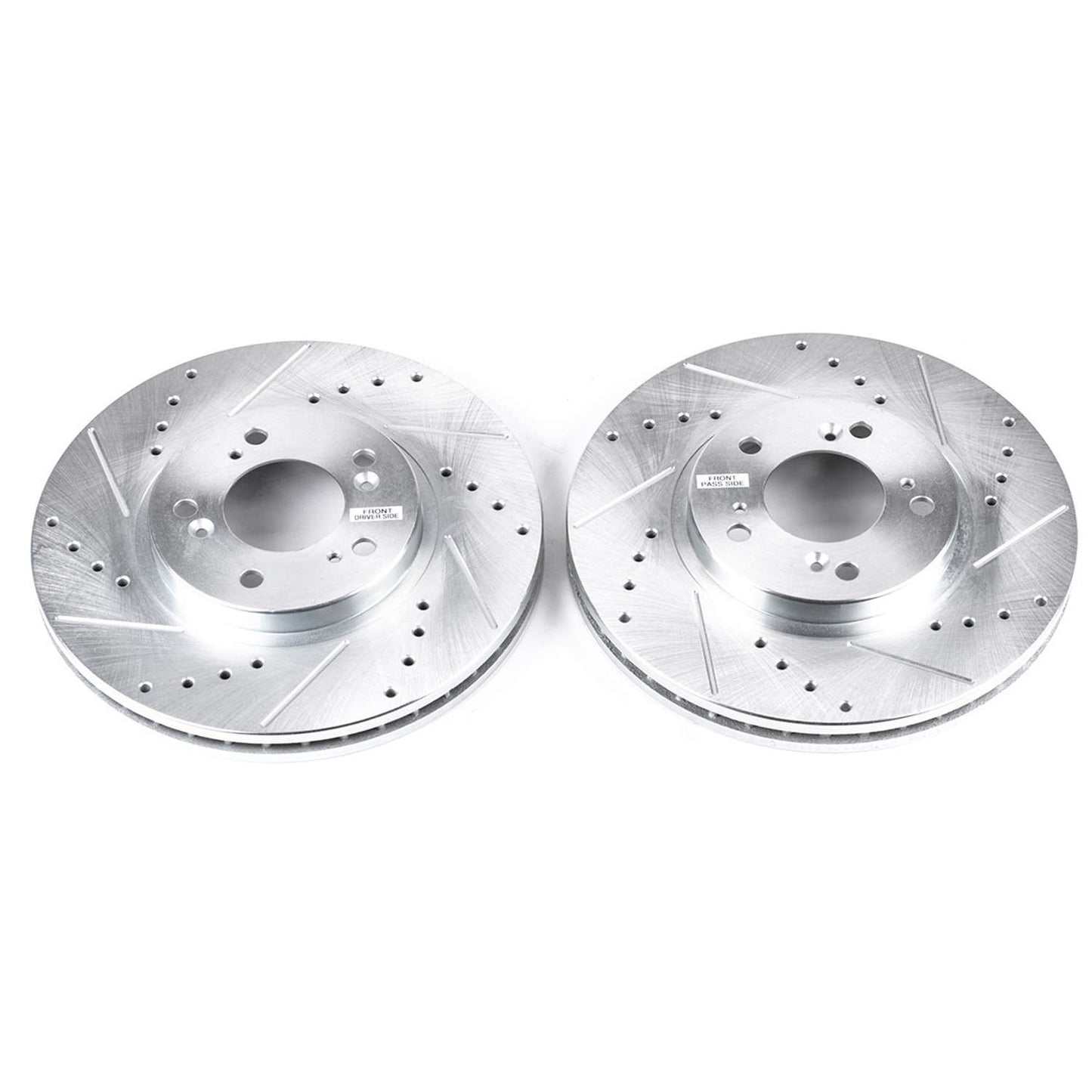 PowerStop Power Stop 99-04 Acura RL Front Evolution Drilled & Slotted Rotors - Pair JBR927XPR