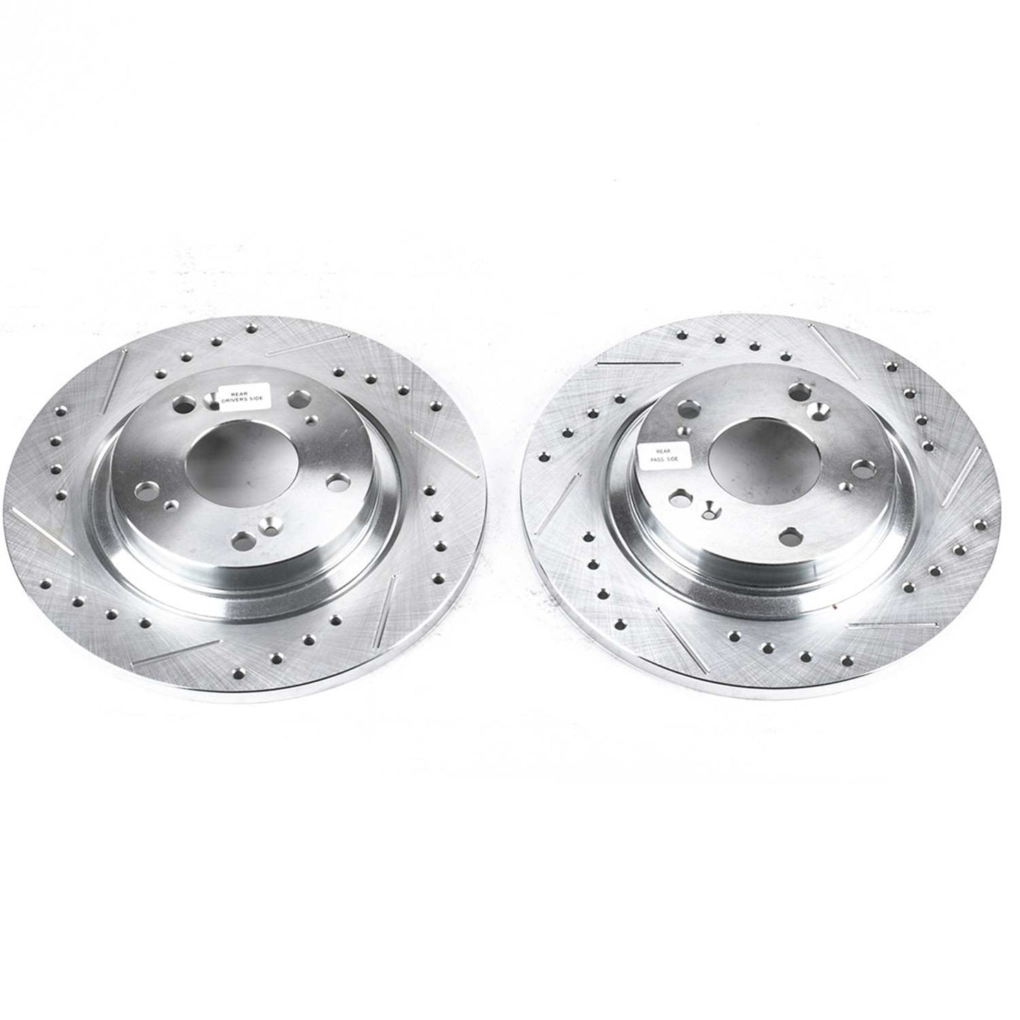 PowerStop Power Stop 00-09 Honda S2000 Rear Evolution Drilled & Slotted Rotors - Pair JBR928XPR
