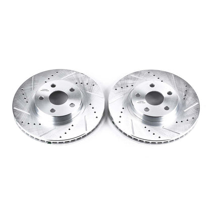 PowerStop Power Stop 03-08 Pontiac Vibe Front Evolution Drilled & Slotted Rotors - Pair JBR931XPR