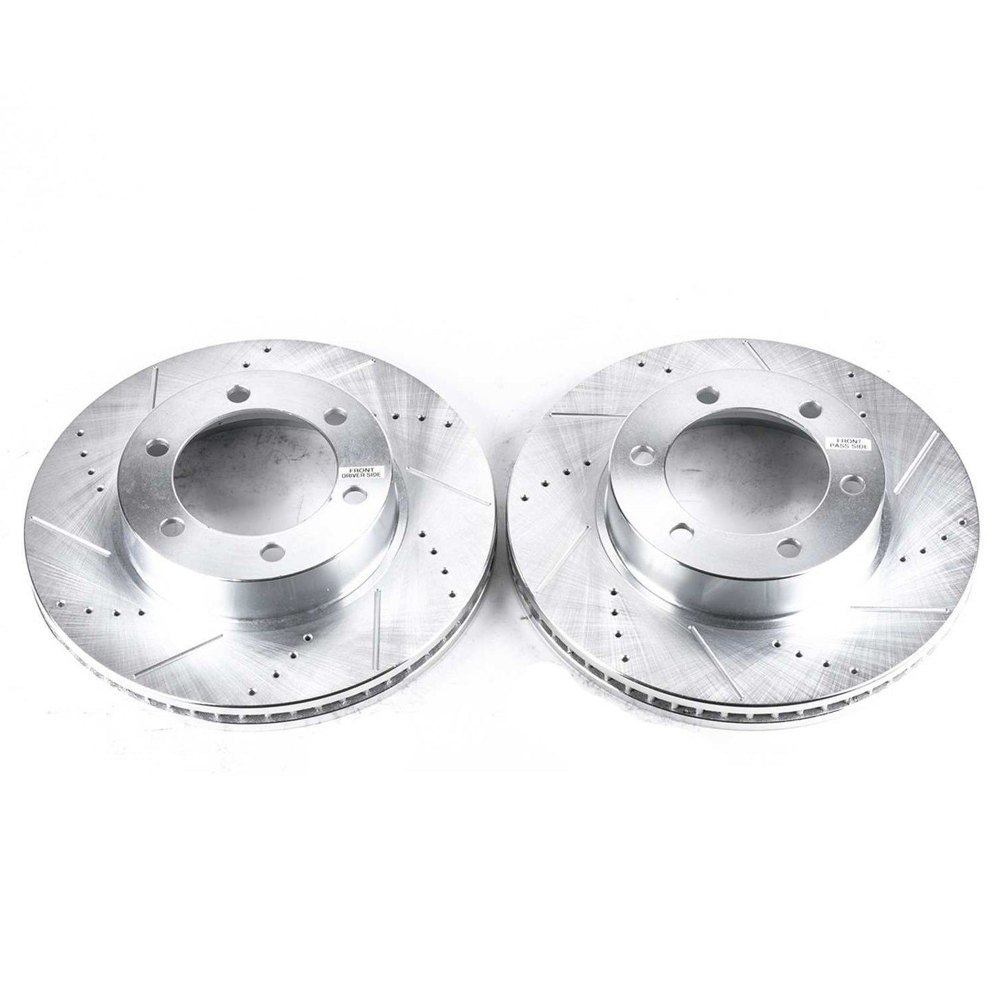 PowerStop Power Stop 01-07 Toyota Sequoia Front Evolution Drilled & Slotted Rotors - Pair JBR935XPR