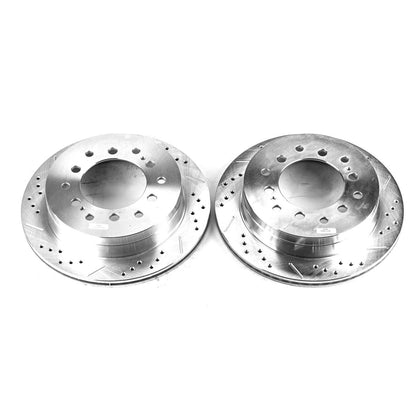 PowerStop Power Stop 03-09 Lexus GX470 Rear Evolution Drilled & Slotted Rotors - Pair JBR971XPR