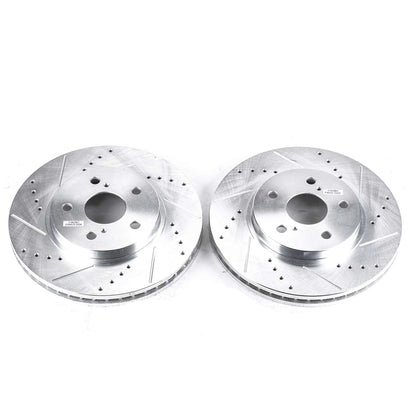 PowerStop Power Stop 2002 Lexus ES300 Front Evolution Drilled & Slotted Rotors - Pair JBR972XPR