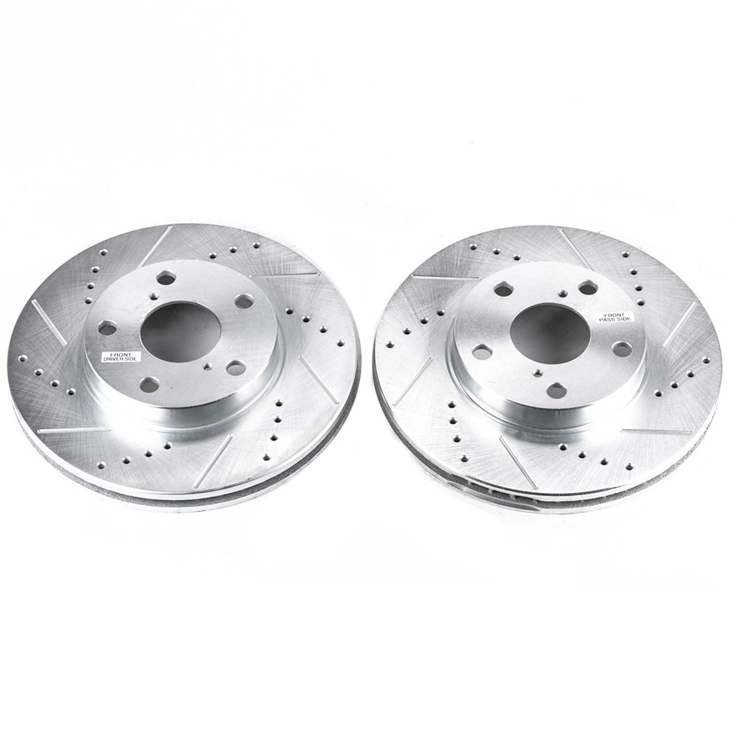 PowerStop Power Stop 01-05 Toyota RAV4 Front Evolution Drilled & Slotted Rotors - Pair JBR974XPR