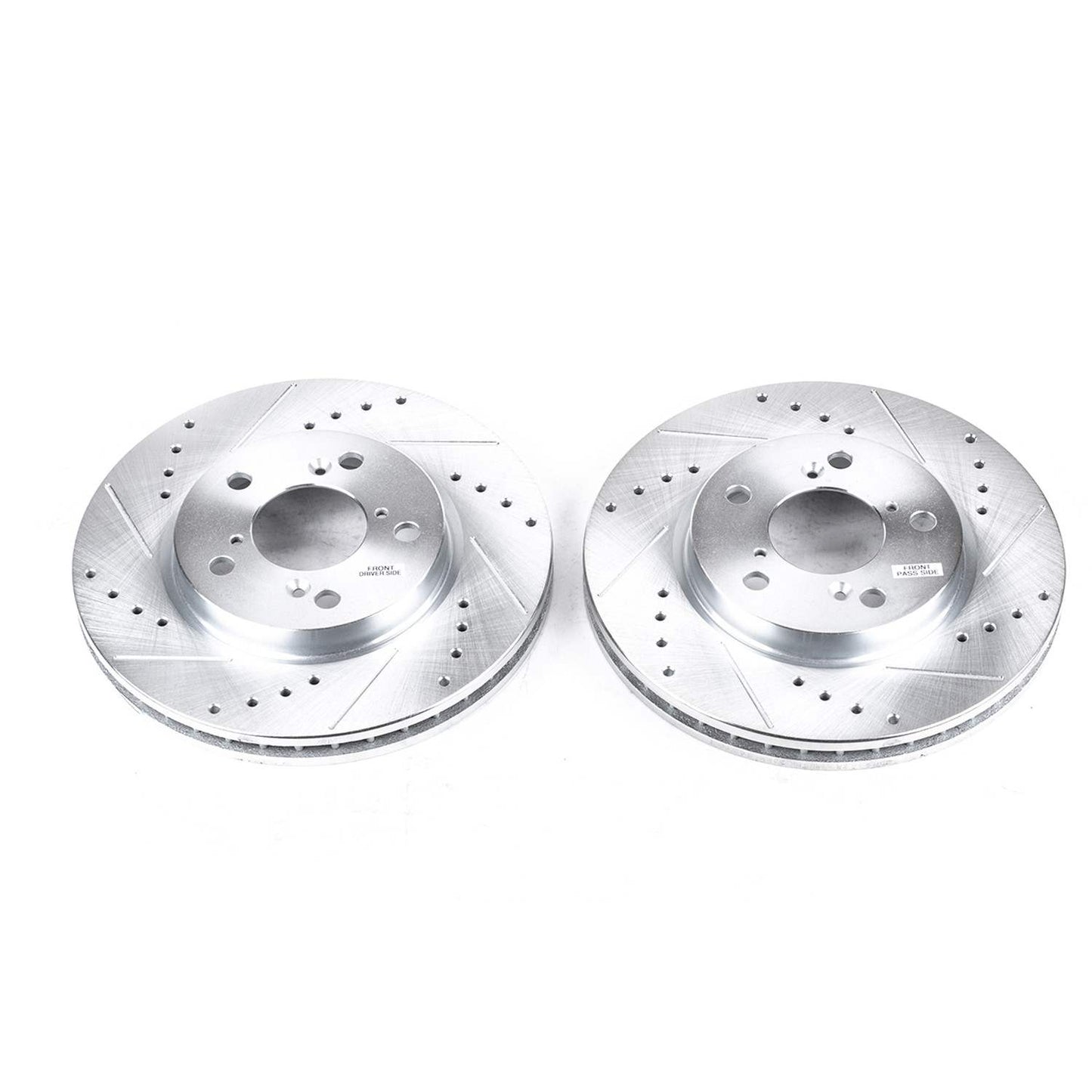 PowerStop Power Stop 05-10 Honda Odyssey Front Evolution Drilled & Slotted Rotors - Pair JBR989XPR