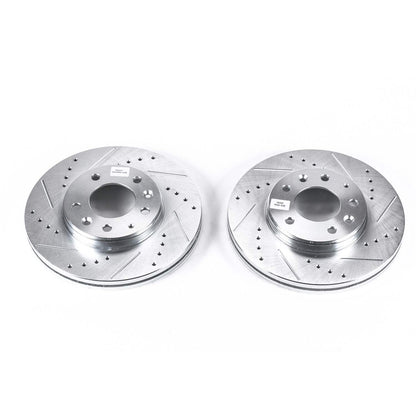 PowerStop Power Stop 03-05 Mazda 6 Front Evolution Drilled & Slotted Rotors - Pair JBR998XPR