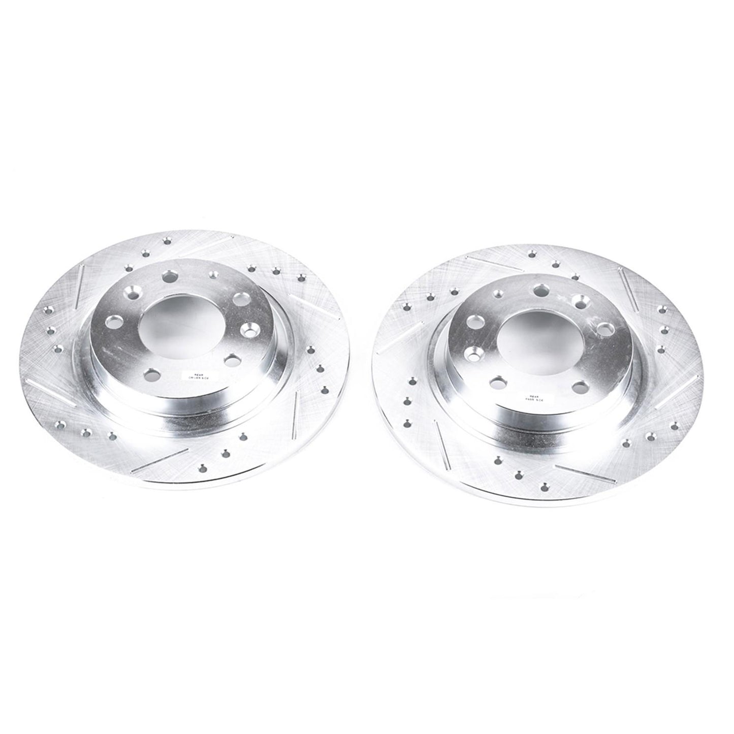 PowerStop Power Stop 06-12 Ford Fusion Rear Evolution Drilled & Slotted Rotors - Pair JBR999XPR