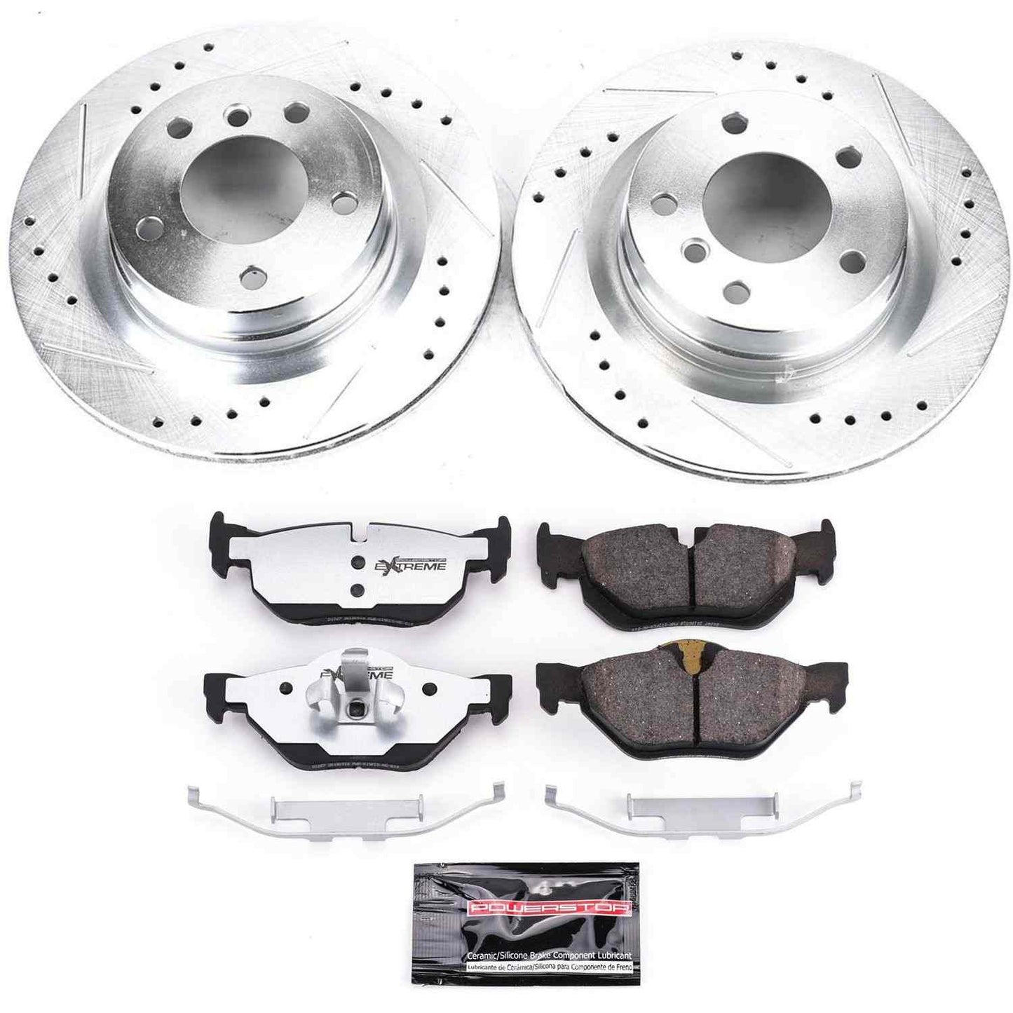PowerStop Power Stop 2006 BMW 325i Rear Z26 Street Warrior Brake Kit K044-26