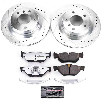 PowerStop Power Stop 2006 BMW 325i Rear Z26 Street Warrior Brake Kit K044-26