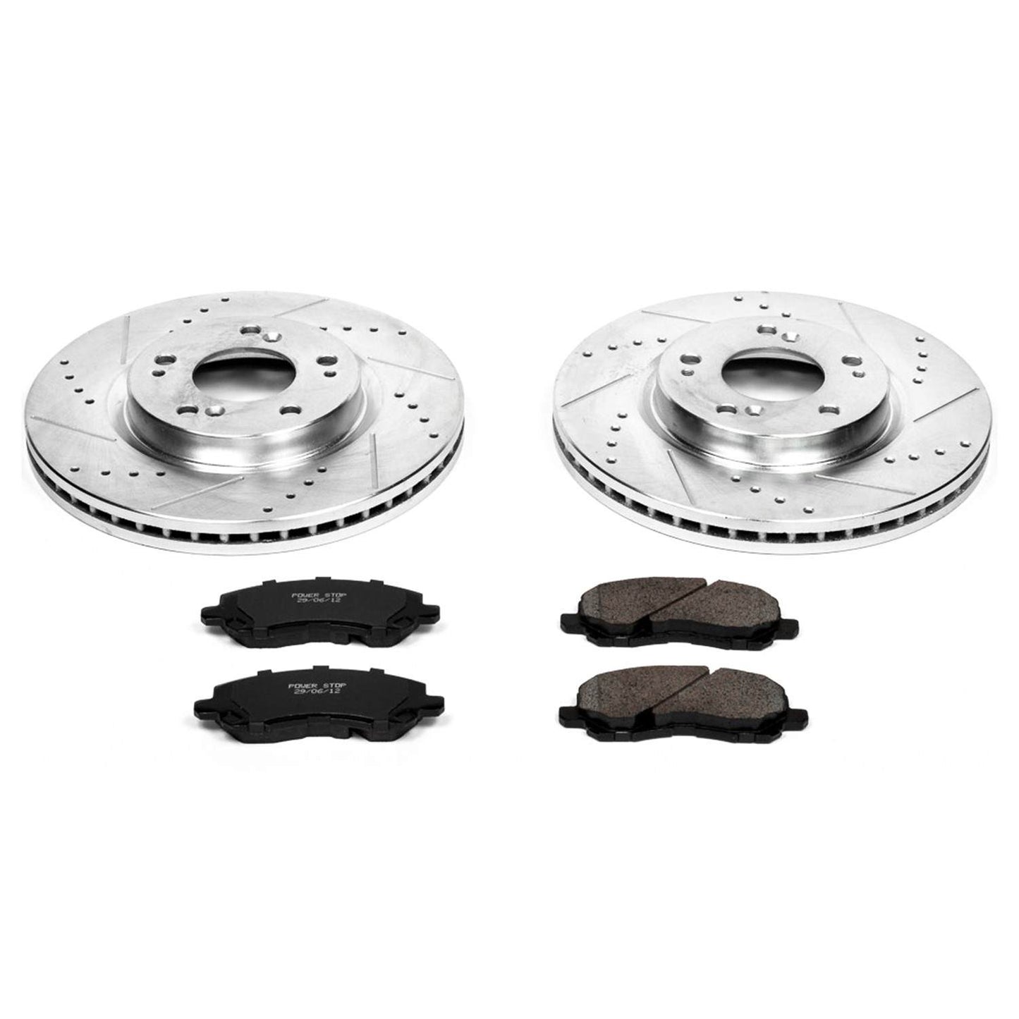 PowerStop Power Stop 06-12 Mitsubishi Eclipse Front Z23 Evolution Sport Brake Kit K094