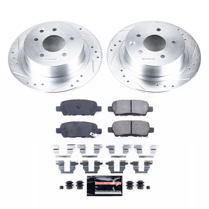 PowerStop Power Stop 02-06 Nissan Altima Rear Z23 Evolution Sport Brake Kit K098