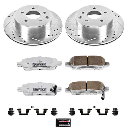 PowerStop Power Stop 03-05 Infiniti G35 Rear Z26 Street Warrior Brake Kit K103-26