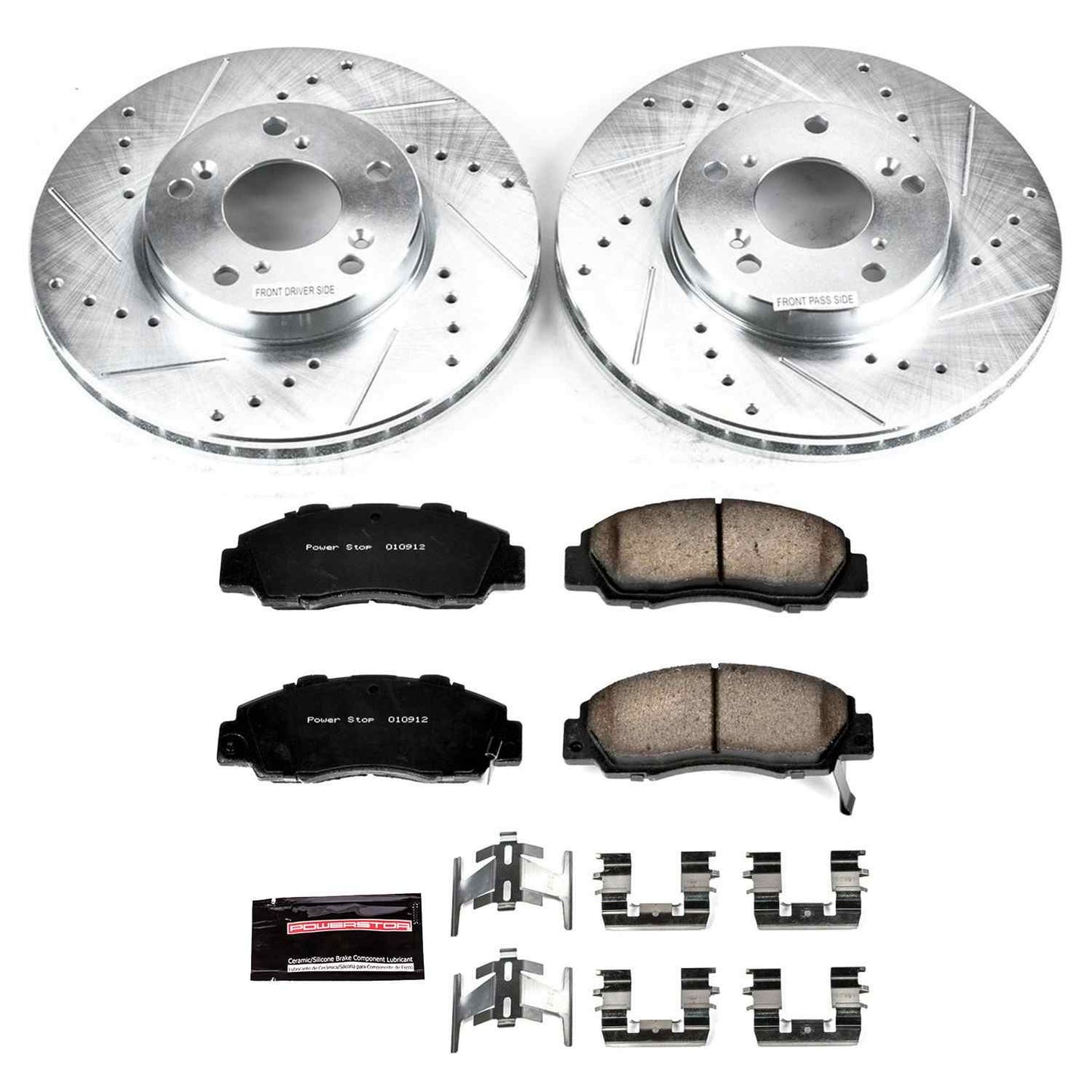 PowerStop Power Stop 98-02 Honda Accord Front Z23 Evolution Sport Brake Kit K1041