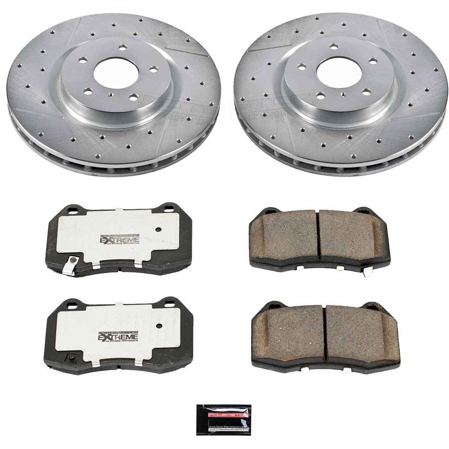 PowerStop Power Stop 03-04 Infiniti G35 Front Z26 Street Warrior Brake Kit K104-26