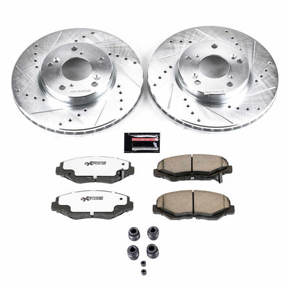 PowerStop Power Stop 14-15 Acura ILX Front Z26 Street Warrior Brake Kit K1043-26