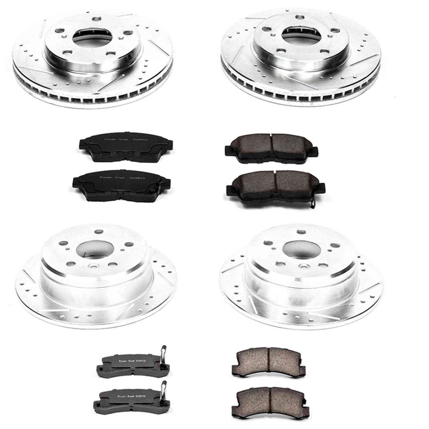 PowerStop Power Stop 92-96 Toyota Camry Front & Rear Z23 Evolution Sport Brake Kit K1053