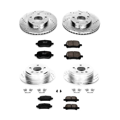 Power Stop 00-01 Toyota Camry Front & Rear Z23 Evolution Sport Brake Kit K1060