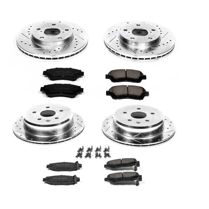 Power Stop 92-98 Lexus SC300 Front & Rear Z23 Evolution Sport Brake Kit K1071