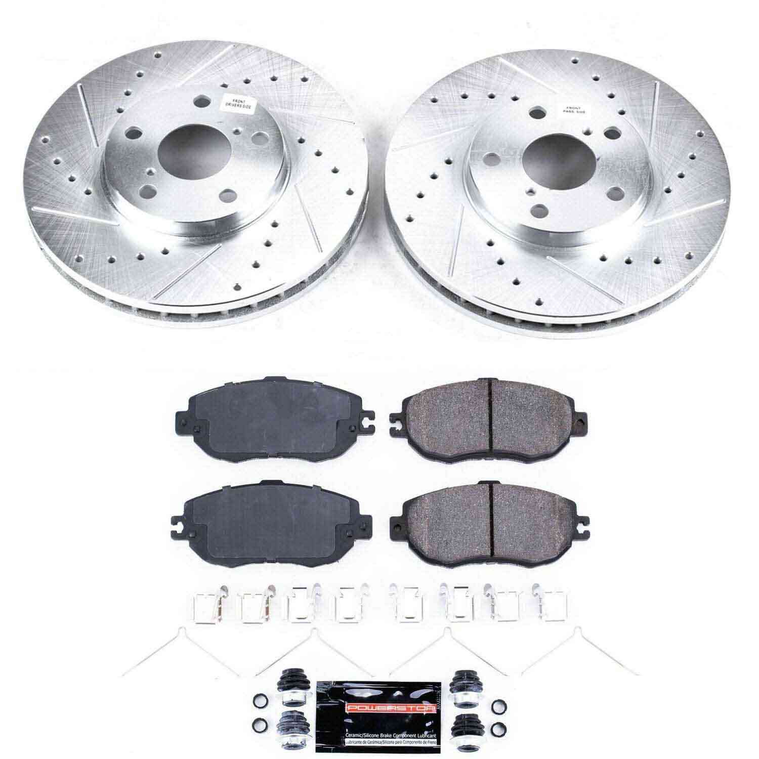 Power Stop 93-94 Lexus LS400 Front Z23 Evolution Sport Brake Kit K1075