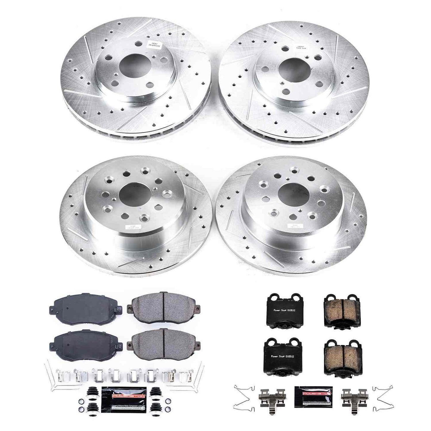 PowerStop Power Stop 98-05 Lexus GS300 Front & Rear Z23 Evolution Sport Brake Kit K1079