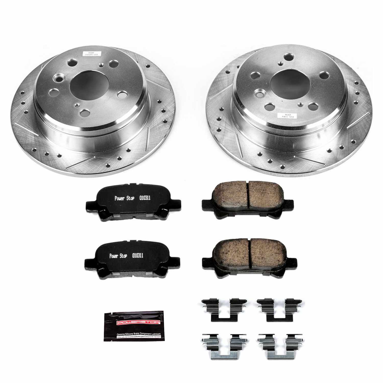 Power Stop 00-01 Toyota Camry Rear Z23 Evolution Sport Brake Kit K1083