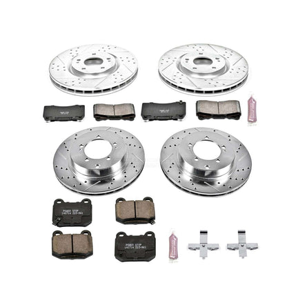Power Stop 03-06 Mitsubishi Lancer Front & Rear Z23 Evolution Sport Brake Kit K108